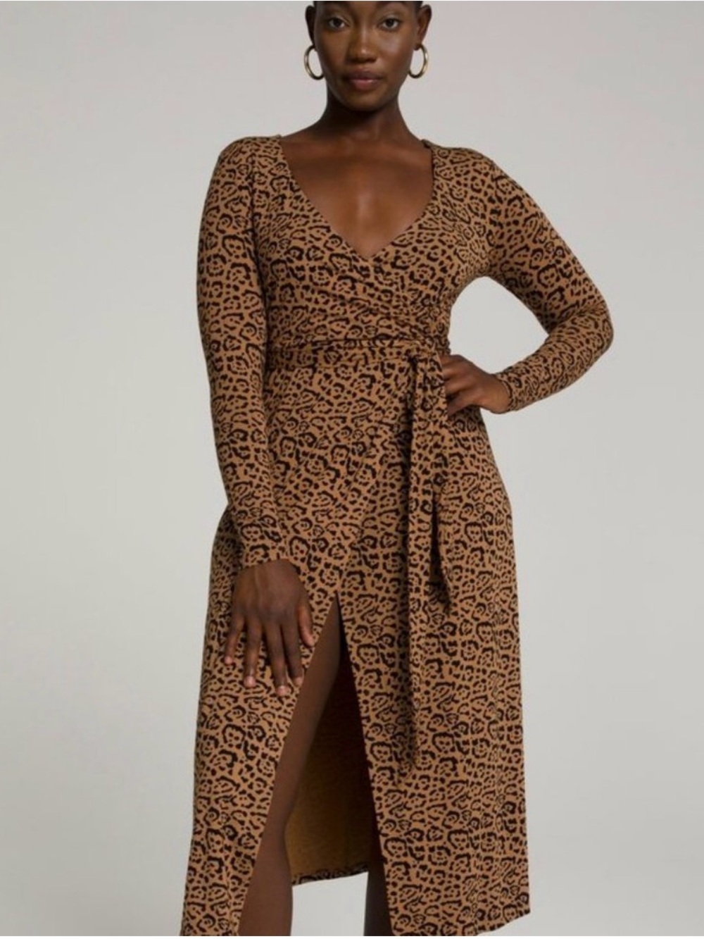 Good American DayNight Wrap Dress - size Small